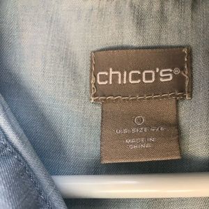Chico’s sleeveless blouse.